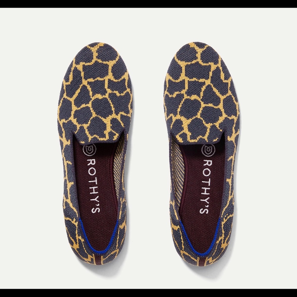 Rothy’s Navy Giraffe Loafer